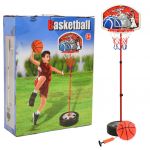 vidaXL Conjunto jogo de basquetebol portátil ajustável 180-230 cm