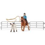 Schleich Farm World Team Roping + Cowgirl - 42577