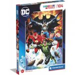 Clementoni Puzzle 104 Peças DC Comics Justice League