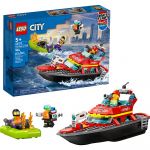 LEGO City Barco de Resgate dos Bombeiros - 60373