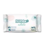 Nunex Nature Toalhitas 99% Água 54 Unidades