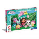 Clementoni Gabby's Doll House Puzzle 24 Maxi Peças Gabby e os Amigos - CL28521