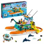 LEGO Friends: Barco de Resgate Marítimo Idades 7+ 717 Peças - 41734