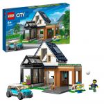 LEGO City: Casa de Família e Carro Elétrico Idades 6+ 462 Peças - 60398