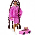Barbie Extra Vestido Rosa com Mascote