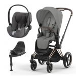 Duo Cybex Priam NG Rose Gold + Cloud T i-Size Plus + Base T Mirage Grey