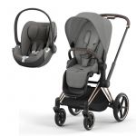 Duo Cybex Priam NG Rose Gold + Cloud T i-Size Mirage Grey