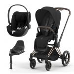 Duo Cybex Priam NG Rose Gold + Cloud T i-Size + Base T Sepia Black