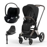 Duo Cybex Priam NG Rose Gold + Cloud T i-Size Plus + Base T Sepia Black