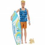 Barbie Ken Surfista e Acessórios