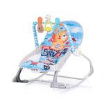Chipolino Esperguiçadeira Cadeira de Balanço Baby Spa Azul