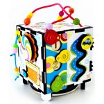 Dannyfunny Cubo de Atividades "girafa" 10x10, Busy Cube, Busy Board para Crianças