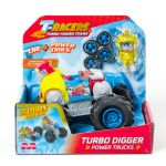 T-Racers Playset Power Truck Turbo Digger & Mega Striker