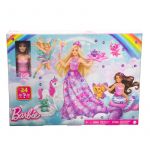 Barbie Dreamtopia Calendário do Advento com Boneca e 24 Acessórios