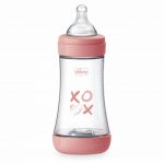 Biberão Perfect 5 Fluxo Médio 240ml Rosa