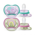 Philips Avent 2 Chupetas Ultra Air Soother 0-6M Girl