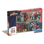 Clementoni Puzzle Super Color 4 em 1 12-16-20-24 Peças Marvel Spider-Man
