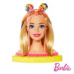 Barbie Busto Loira Color Reveal Neon Arco-Íris
