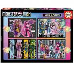 Educa Puzzle Multi 4 Puzzles Monster High 50+80+100+150