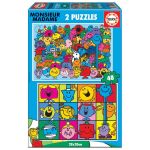Educa Puzzle 2X48 Peças Monsieur Madame