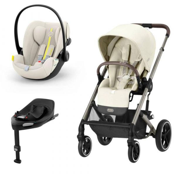 Duo Cybex Balios S Lux Cloud G i Size Plus Base G Seashell Beige