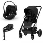 Duo Cybex Balios S Lux + Cloud G i-Size Confort + Base G Moon Black