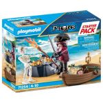 Playmobil Pirates - Starter Pack Pirata com Bote a Remos - 71254