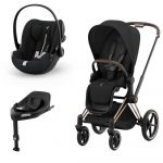 Duo Cybex Priam NG Rose Gold + Cloud G i-Size Plus + Base G Sepia Black