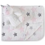 Cangaroo Cobertor de Bebé com Brinquedo Unicorn Stars