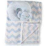 Cangaroo Cobertor de Bebé com Almofada Sammy Blue