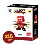Nice Mattoncini Heroes Bricks Red Soldier 215 Peças