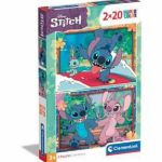 Clementoni Super Color Disney Stitch Puzzle 2x20 Peças