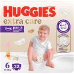 Fraldas Huggies Extra Care Pants T6 (15-25Kg) 22 unidades