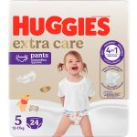 Fraldas Huggies Extra Care Pants T5 (12-17Kg) 24 unidades