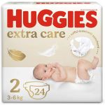 Fraldas Huggies Extra Care T2 (3-6 kg) 24 unidades