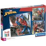 Clementoni Puzzle Quadrado 3X48 peças: Marvel Homem Aranha