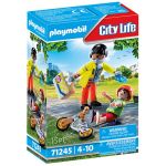 Playmobil City Life Paramedico Com Paciente - 71245