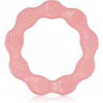 BabyOno Be Active Silicone Teether Ring Mordedor Pink