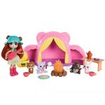 Enchantimals With Camping Bears And Accessories Mini Doll Rosa