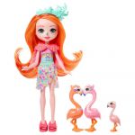 Enchantimals Sunshine Island And Flamingo Family Mini Doll Rosa