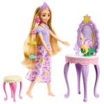 Disney Princesa Rapunzel With Dressing Table Rosa