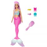 Barbie Mermaid With Long Hair And Styling Accessories A Touch Of Magic Rosa