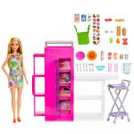 Barbie And Ultimate Kitchen Pantry Playset With Over 25 Pieces Rosa