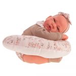 Antonio Juan New -born Doll With Lactation Cushion Rosa