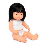 Miniland Asian Down Syndrome 38 cm Baby Rosa