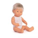 Miniland Rubio Down Syndrome 38 cm Baby Bege