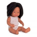 Miniland Latin Down Syndrome 38 cm Baby Bege