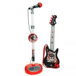 Reig Musicales Guitar And Micro Set Prateado