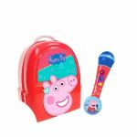 Reig Musicales Microphone And Camer Backpack 23 Cm Peppa Pig Rosa