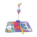Reig Musicales Peppa Pig Battery And Piano Carpet With Foot Microphone And Drumsticks